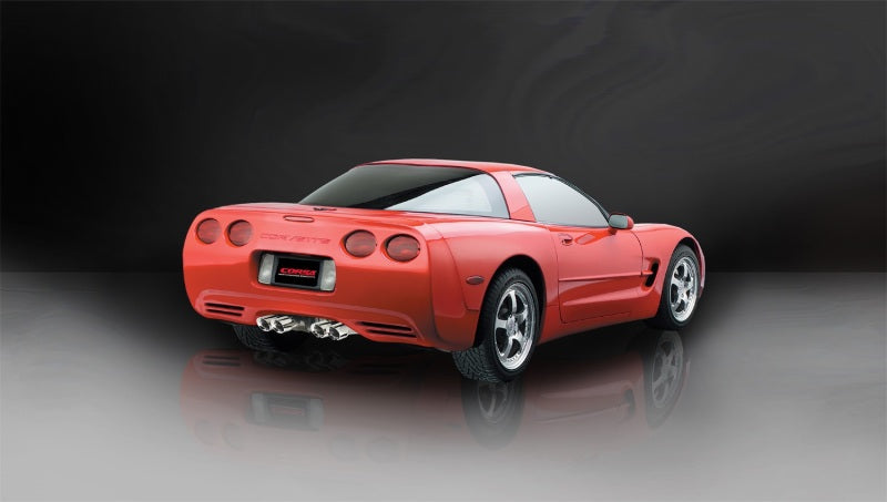 CORSA Performance 14961 - COR14961 - Corsa 1997-2004 Chevrolet Corvette C5 Z06 5.7L V8 Polished Xtreme Axle-Back Exhaust - Shipped in Europe - Tuningsupply.com