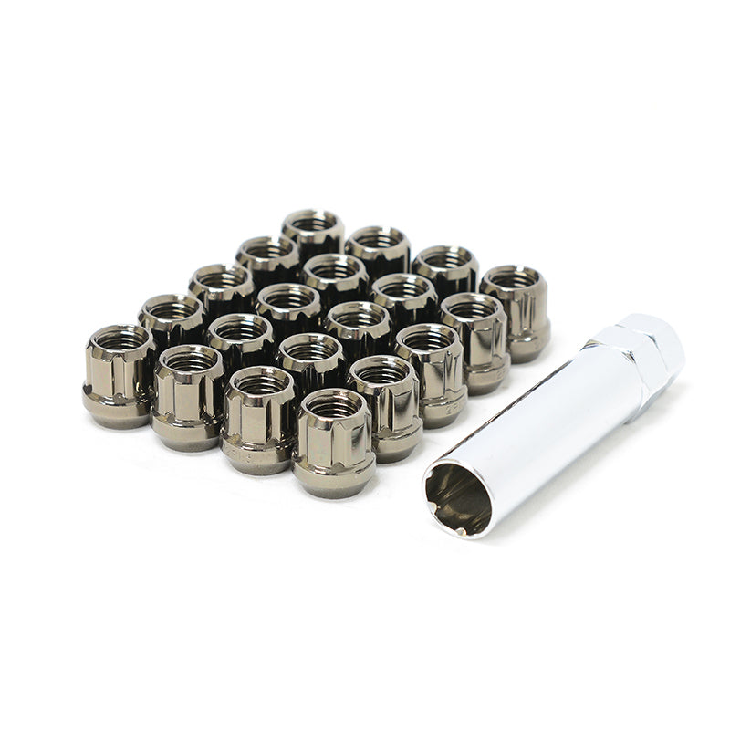 Wheel Mate 31886T - WHM31886T - Wheel Mate Muteki Open End Lug Nuts - Titanium 12x1.50 - Shipped in Europe - Tuningsupply.com