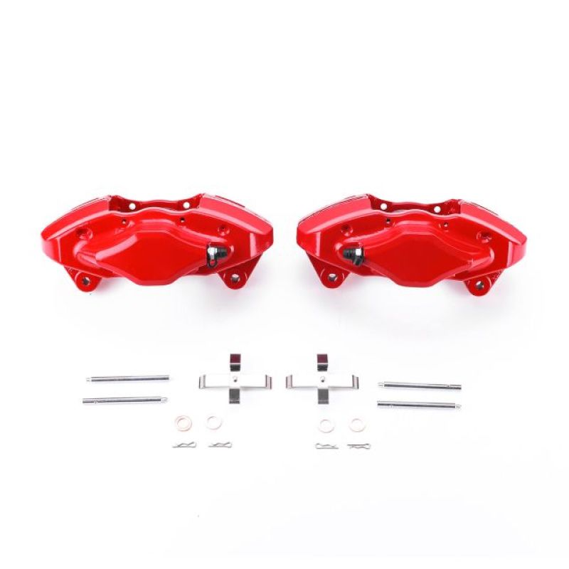 PowerStop S3780 - PSBS3780 - Power Stop 08-14 Subaru Impreza Rear Red Calipers w/o Brackets - Pair - Shipped in Europe - Tuningsupply.com