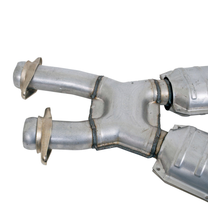 BBK 1663 - BBK1663 - BBK 94-95 Mustang 5.0 High Flow X Pipe With Catalytic Converters - 2-1/2 - Shipped in Europe - Tuningsupply.com