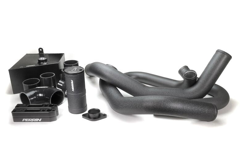 Perrin Performance PSP-ITR-437-3BK - PERPSP-ITR-437-3BK - PERRIN 15-21 Subaru WRX Front Mount Intercooler Boost Tube Kit - Black - Shipped in Europe - Tuningsupply.com
