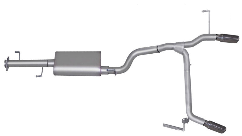 Gibson 18808 - GIB18808 - Gibson 07-14 Toyota FJ Cruiser Base 4.0L 2.5in Cat-Back Dual Split Exhaust - Aluminized - Shipped in Europe - Tuningsupply.com