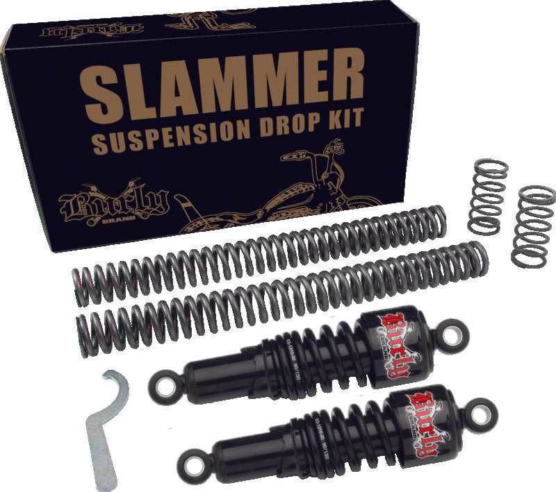 Burly Brand B28-1007B - BURB28-1007B - Burly Brand Slammer Kit - Black - Shipped in Europe - Tuningsupply.com