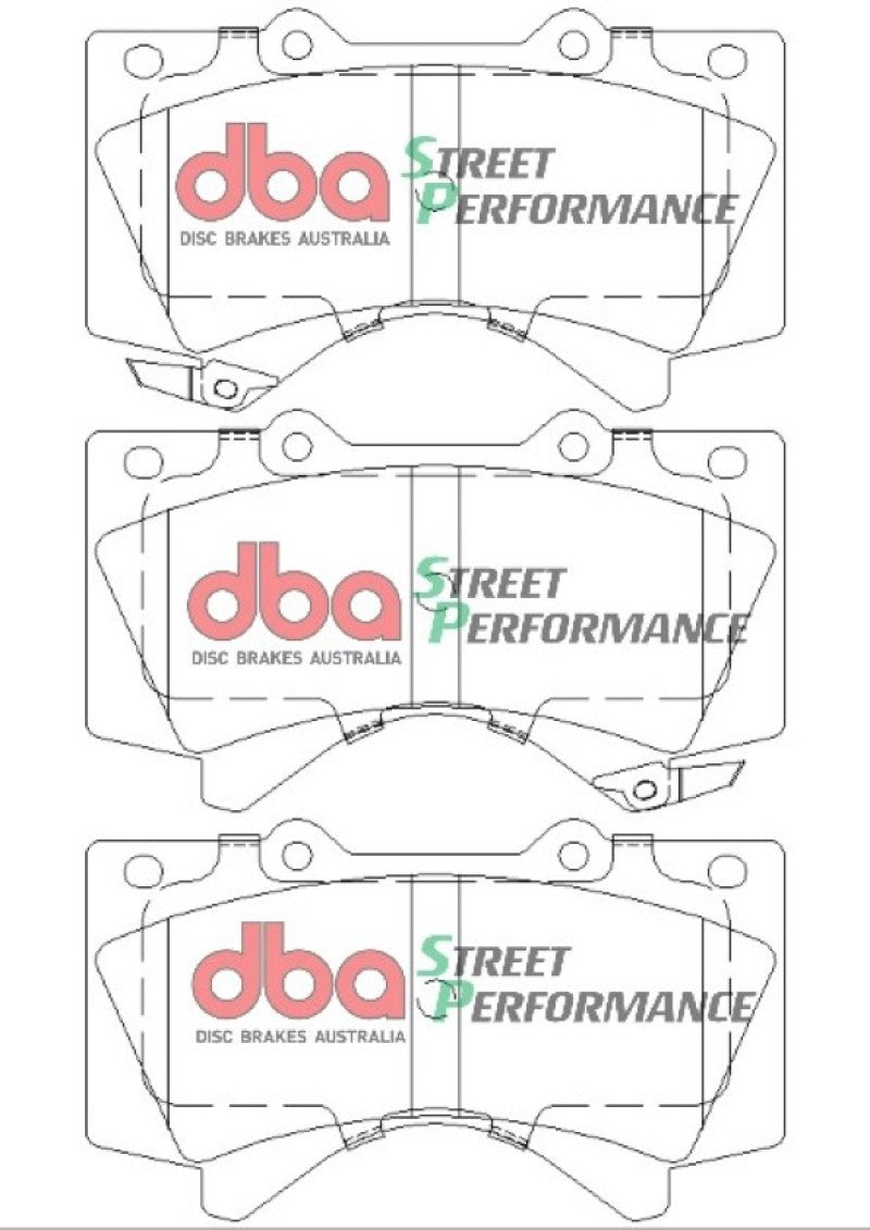 DBA DB1838SP - DBADB1838SP - DBA 07-18 Toyota Tundra SP Performance Front Brake Pads - Shipped in Europe - Tuningsupply.com