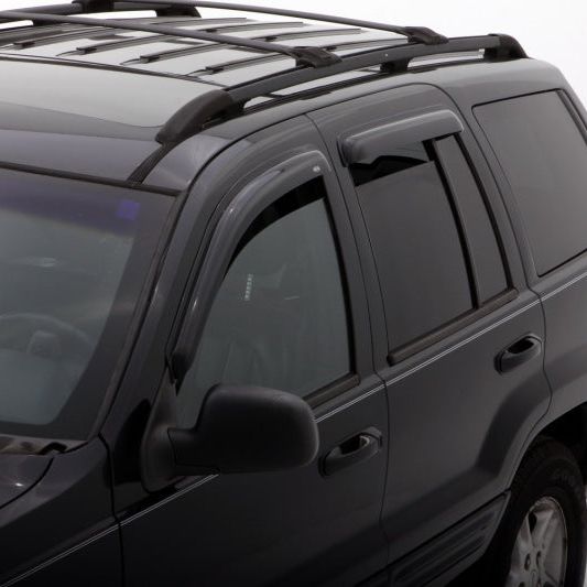 AVS 94650 - AVS94650 - AVS 2004 Ford Ecosport (Brazil) Ventvisor Outside Mount Window Deflectors 4pc - Smoke - Shipped in Europe - Tuningsupply.com