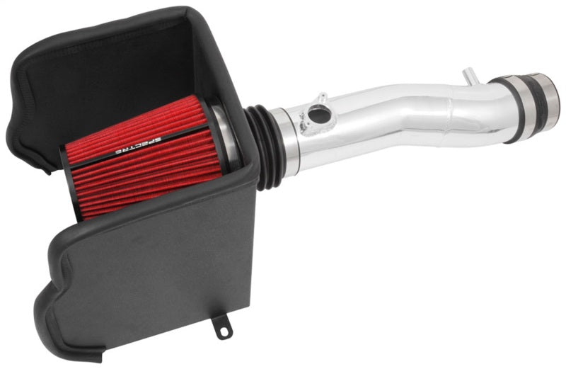 Spectre 9060 - SPE9060 - Spectre 16-18 Toyota Tacoma V6-3.5L F/I Air Intake Kit - Polished w/Red Filter - Shipped in Europe - Tuningsupply.com