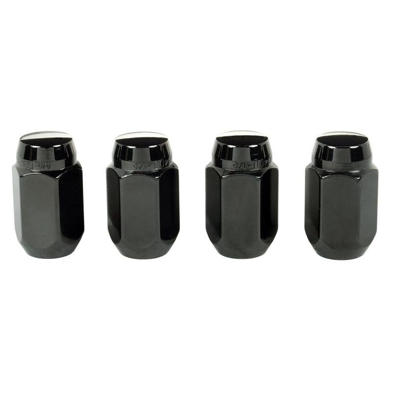 McGard 64030 - MCG64030 - McGard Hex Lug Nut (Cone Seat) 1/2-20 / 13/16 Hex / 1.5in. Length (4-Pack) - Black - Shipped in Europe - Tuningsupply.com