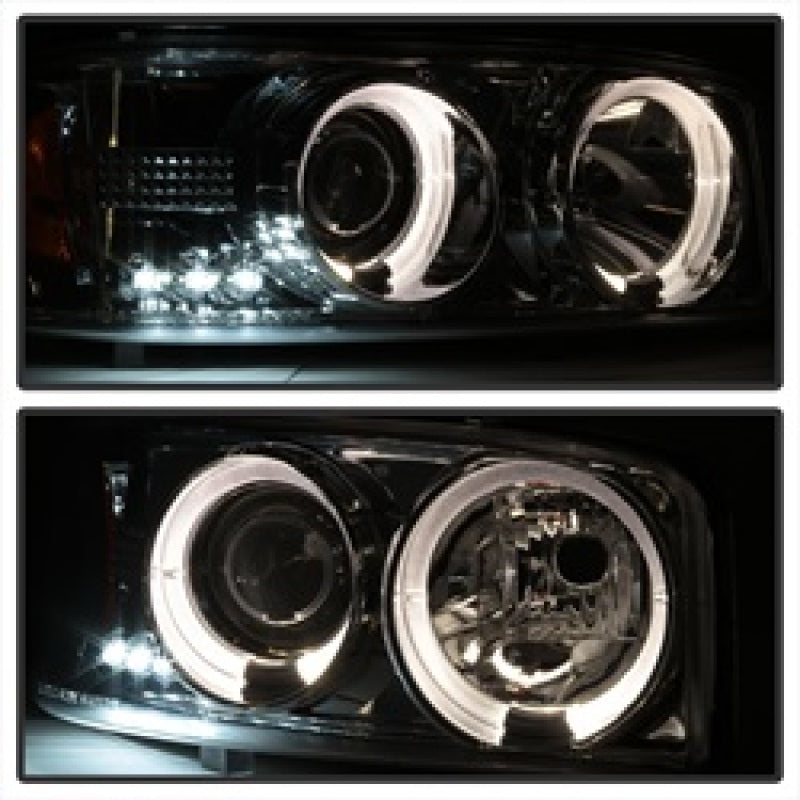 SPYDER 5009364 - SPY5009364 - Spyder GMC Sierra 1500/2500/3500 99-06 Projector Headlights LED Halo LED Chrome PRO-YD-CDE00-HL-C - Shipped in Europe - Tuningsupply.com