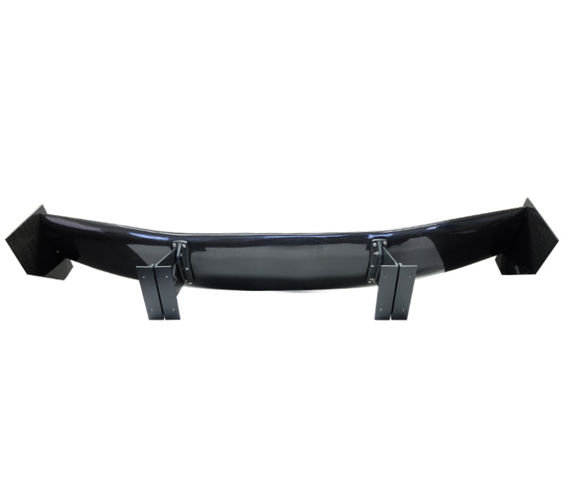 NRG CARB-A590NRG - NRGCARB-A590NRG - NRG Carbon Fiber Spoiler - Universal (59in.) NRG Logo Large End Plates - Shipped in Europe - Tuningsupply.com