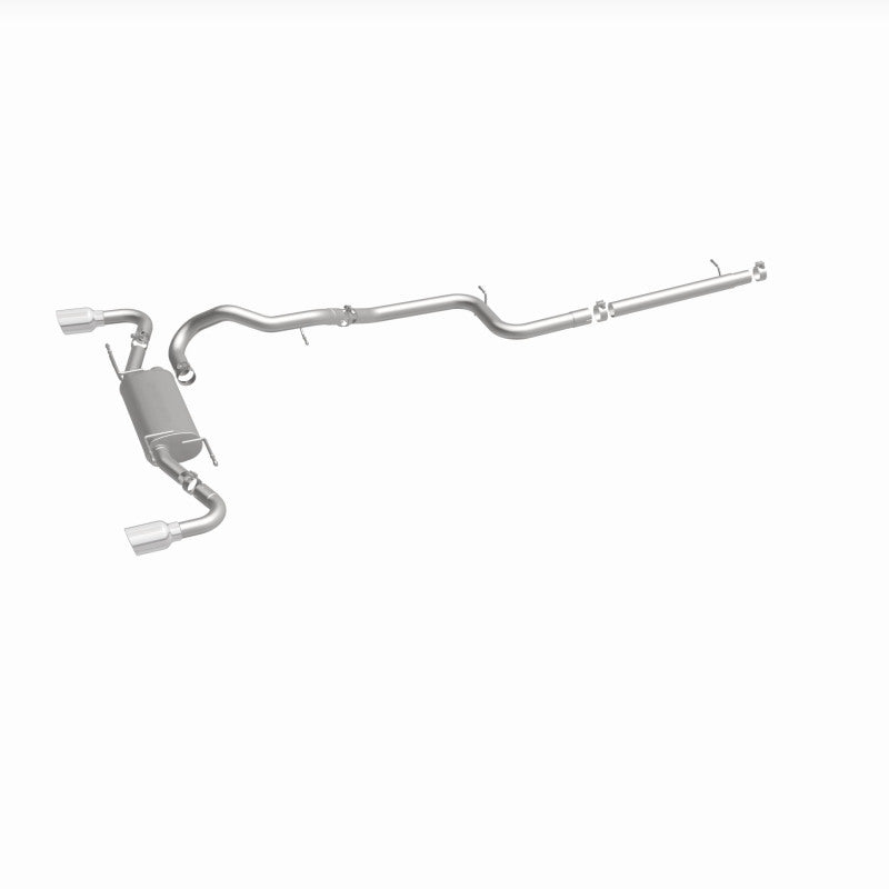 Magnaflow 15146 - MAG15146 - MagnaFlow 10-12 Mazda 3 L4 2.5L Hatchback Split Rear Exit Stainless Cat Back Performance Exhaust - Shipped in Europe - Tuningsupply.com