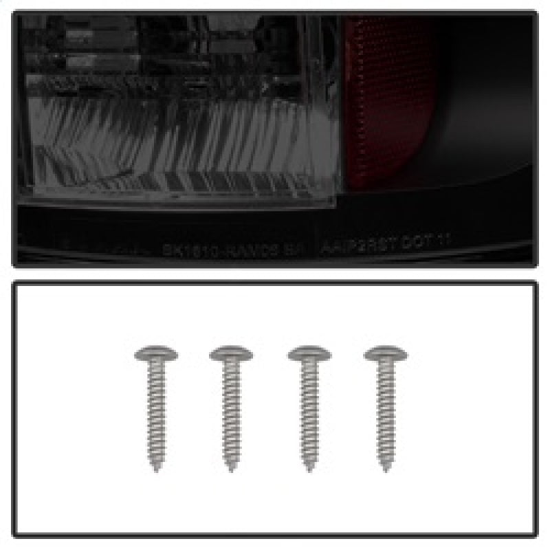 SPYDER 5078094 - SPY5078094 - Spyder Dodge Ram 02-06 1500/Ram 2500/3500 03-06 LED Tail Light Black Smoke ALT-YD-DRAM02-LED-BSM - Shipped in Europe - Tuningsupply.com