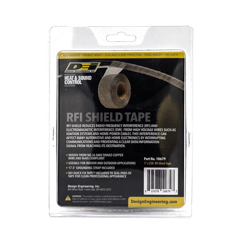 DEI - DEI10679 - DEI RFI Wire Mesh Shield Tape - 1in x 25ft - Shipped in Europe - Tuningsupply.com