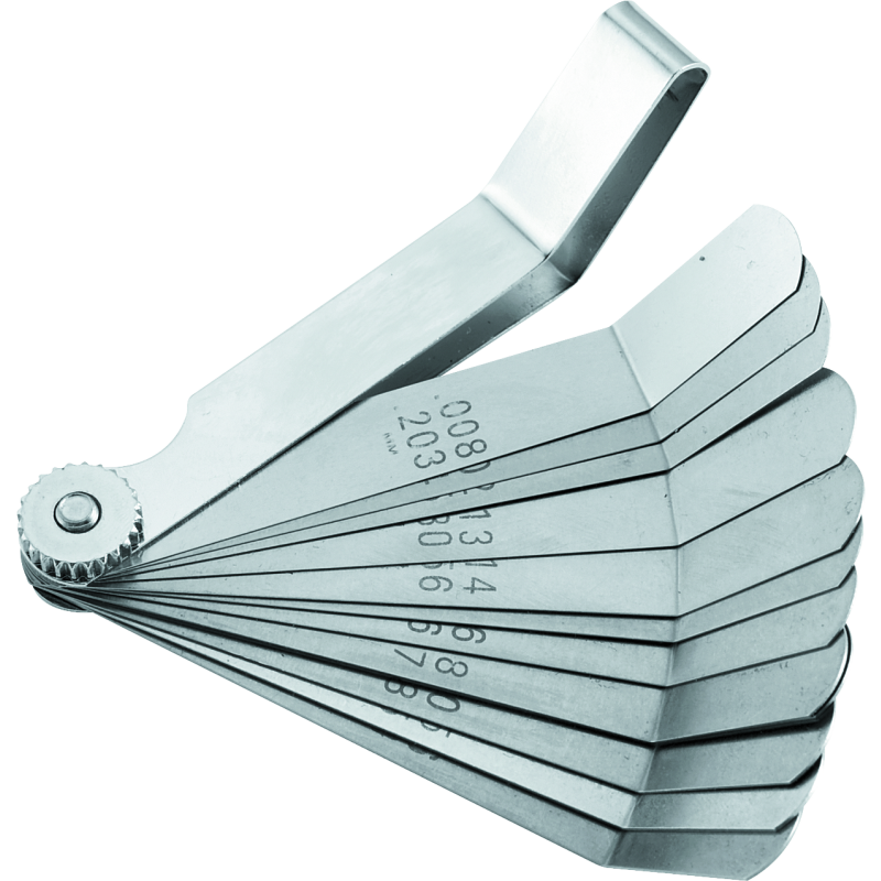 BikeMaster 151525 - BKM151525 - BikeMaster 12-Blade Angled Combination Tappet Feeler Gauge Set - Pack of 3 - Shipped in Europe - Tuningsupply.com