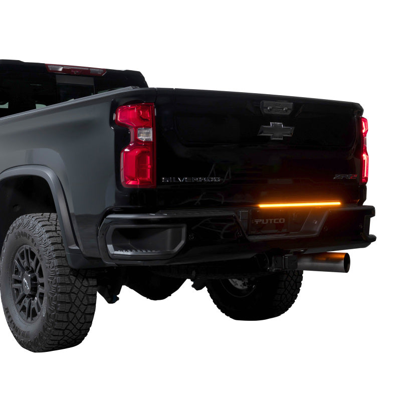 Putco 9203060-25 - PUT9203060-25 - Putco 2024 Chevrolet Silverado HD/ GMC Sierra HD 60In Direct Fit Red Blade Kit Tailgate Bars - Shipped in Europe - Tuningsupply.com
