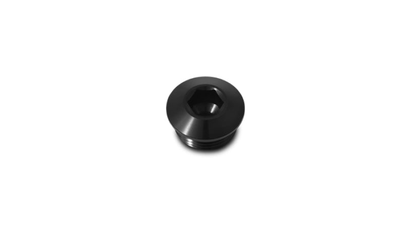 Vibrant 10995 - VIB10995 - Vibrant Aluminum -12AN ORB Slimline Port Plug w/O-Ring - Anodized Black - Shipped in Europe - Tuningsupply.com