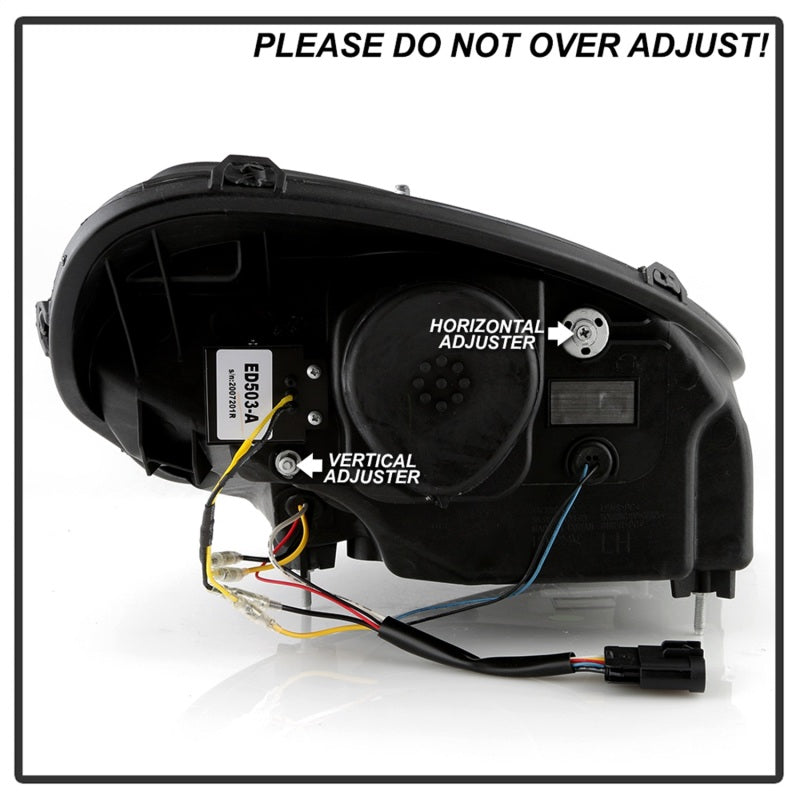 SPYDER 5087959 - SPY5087959 - Spyder Apex Series 05-13 Chevrolet C6 Corvette Hi Powered LED Module Headlights - Shipped in Europe - Tuningsupply.com