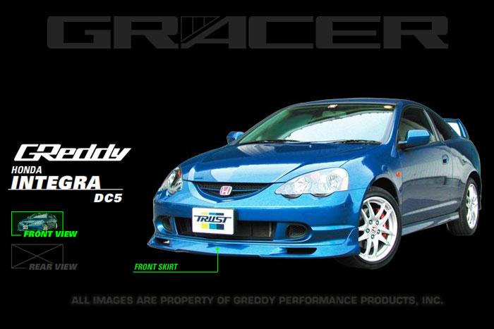 GReddy - GRE17050072 - GReddy 02-04 Acura RSX Urethane Front Lip Spoiler ** Must ask/call to order** - Shipped in Europe - Tuningsupply.com