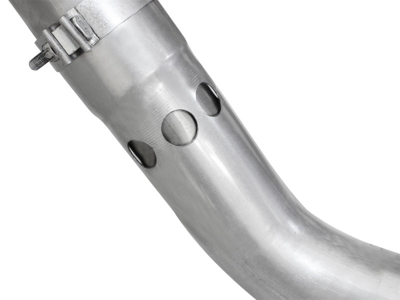 aFe 49-03065-P - AFE49-03065-P - aFe Atlas Exhaust 4in DPF-Back Exhaust Aluminized Steel Polished Tip 11-14 ford Diesel Truck V8-6.7L - Shipped in Europe - Tuningsupply.com