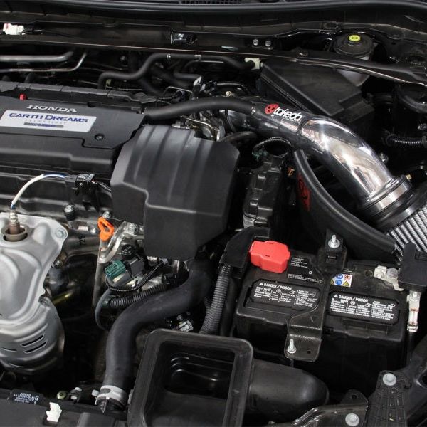 aFe TR-1019P - AFETR-1019P - aFe Takeda Stage-2 Pro DRY S Cold Air Intake System 13-17 Honda Accord L4 2.4L (polished) - Shipped in Europe - Tuningsupply.com