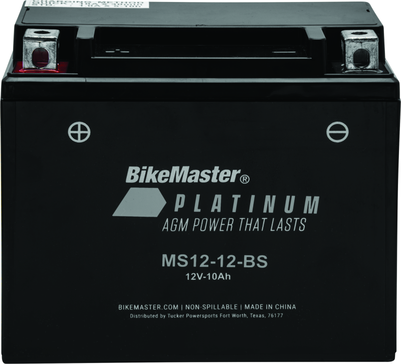 BikeMaster 780708 - BKM780708 - BikeMaster AGM Battery - MS12-12-BS - Shipped in Europe - Tuningsupply.com