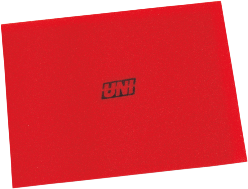Uni Filter BF-5 - UNIBF-5 - Uni FIlter Red 12in x 16in x 3/8in 40 PPI Foam Sheets - Shipped in Europe - Tuningsupply.com