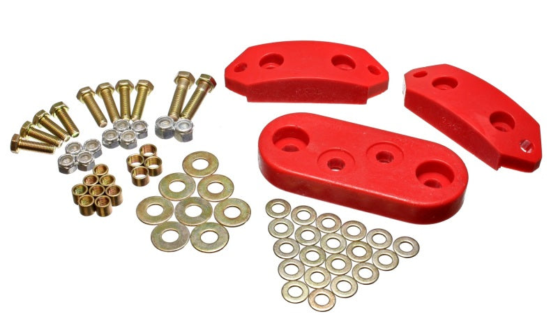 Energy Suspension 15.1101R - ENG15.1101R - Energy Suspension 61-73 VW Beetle/70-73 Super Beetle Red Motor and Trans Mount Bushings (Inc H/W) - Shipped in Europe - Tuningsupply.com