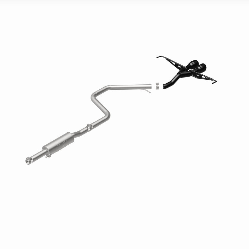 Magnaflow 19455 - MAG19455 - MagnaFlow 2019 Hyundai Veloster 1.6L 2.5in Center Exit Stainless Steel Cat-Back Exhaust w/Blk Tips - Shipped in Europe - Tuningsupply.com