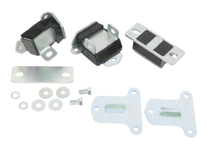 Whiteline W93473 - WHLW93473 - Whiteline 1963-1982 Chevrolet Corvette Complete Engine and Transmission Mount Set - Shipped in Europe - Tuningsupply.com