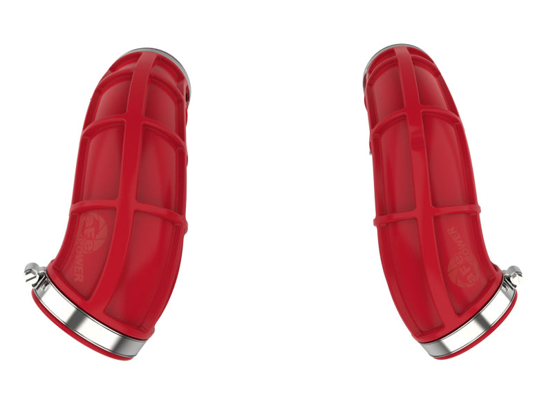 aFe 55-20001-R - AFE55-20001-R - aFe Power 22-24 Toyota Land Cruiser (J300) / 22-24 Toyota Tundra V6-3.4L (tt) Red Turbo Inlet Pipes - Shipped in Europe - Tuningsupply.com