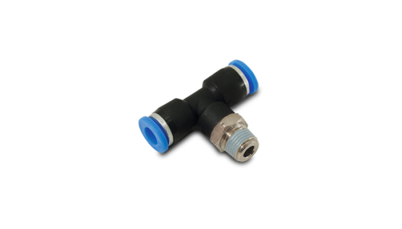 Vibrant 22634 - VIB22634 - Vibrant Push Lock Vacuum Male Tee Fitting Tube OD 1/4in Male Thread 1/4in NPT - Shipped in Europe - Tuningsupply.com