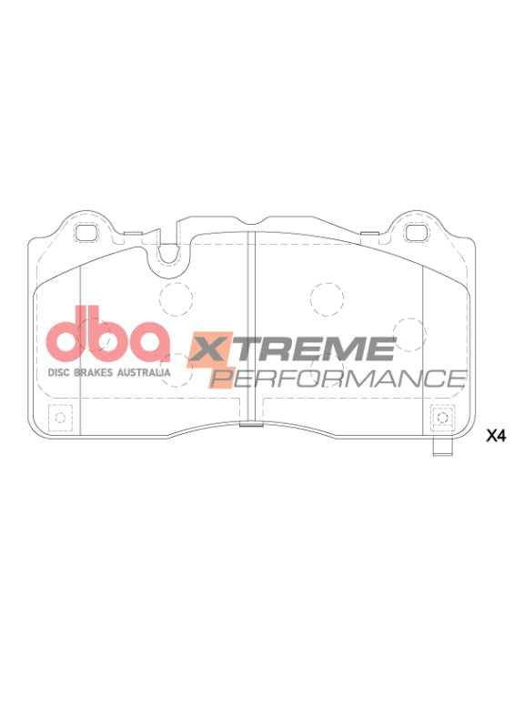 DBA DB15224XP - DBADB15224XP - DBA 19-24 Chevrolet Camaro ZL1 XP Performance Front Brake Pads - Shipped in Europe - Tuningsupply.com
