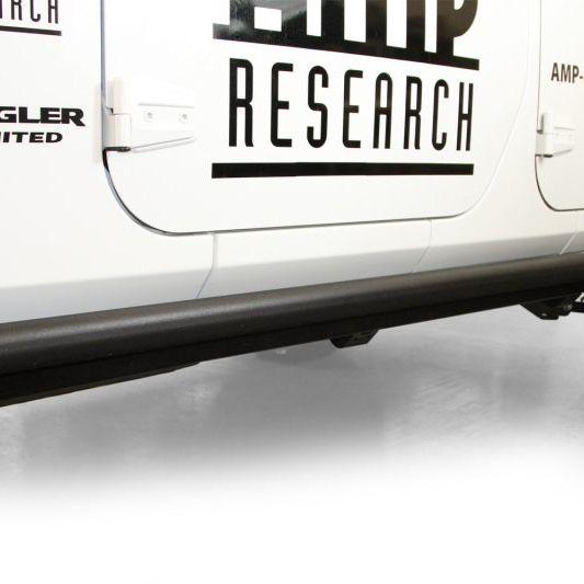AMP Research 75132-01A - AMP75132-01A - AMP Research 18-24 Jeep Wrangler JL 4DR (Excl. 4XE/Rubicon 392) PowerStep - Black - Shipped in Europe - Tuningsupply.com