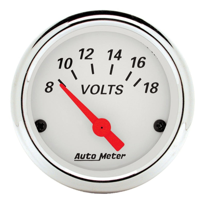 AutoMeter 1311 - ATM1311 - AutoMeter Gauge Kit 5 Pc. 3-1/8in. & 2-1/16in. Mech. Speedo. Wtmp & Oilp Arctic Wht - Shipped in Europe - Tuningsupply.com