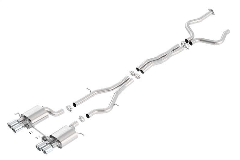 Borla 140692 - BOR140692 - Borla 2016 Cadillac ATS-V 3.6L Twin Turbo Catback Exhaust 4in Tips Dual Split Rear Exit - Shipped in Europe - Tuningsupply.com