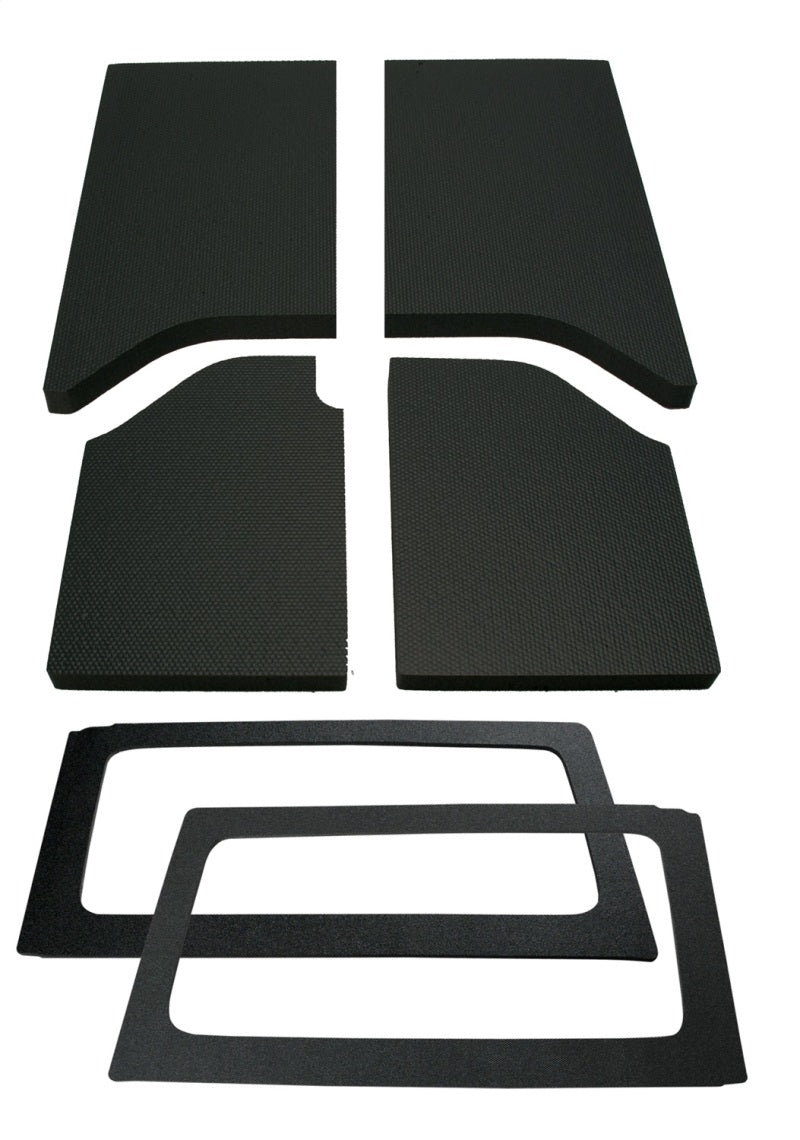 DEI 50285 - DEI50285 - DEI 11-18 Jeep Wrangler JK 2-Door Boom Mat Complete Headliner Kit - 6 Piece - Black - Shipped in Europe - Tuningsupply.com