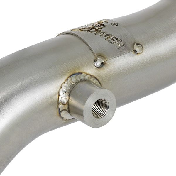 aFe 48-33016 - AFE48-33016 - aFe Twisted Steel Header Up-Pipe 08-10 Ford Diesel Trucks V8-6.4L (td) - Shipped in Europe - Tuningsupply.com