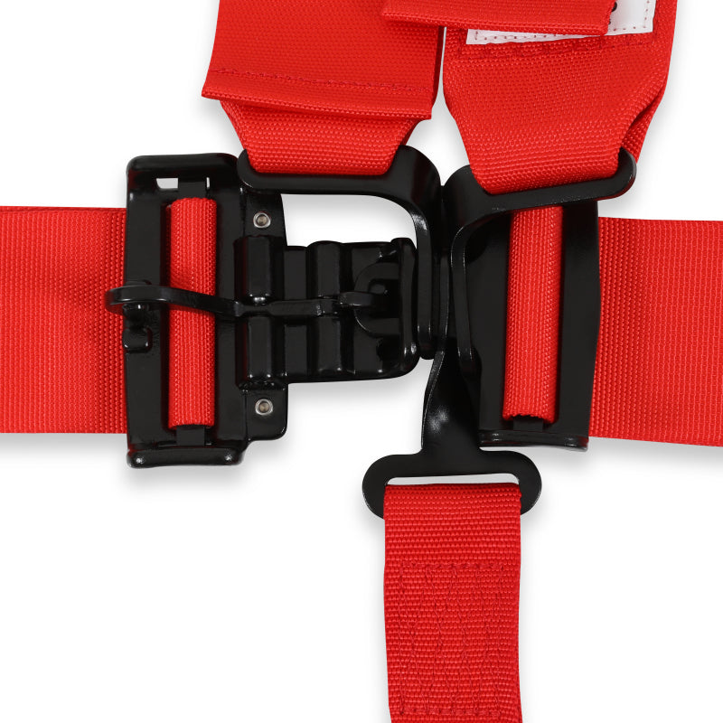 Racequip 711011RQP - RQP711011RQP - RaceQuip Red L & L 5pt Seat Belt - Shipped in Europe - Tuningsupply.com
