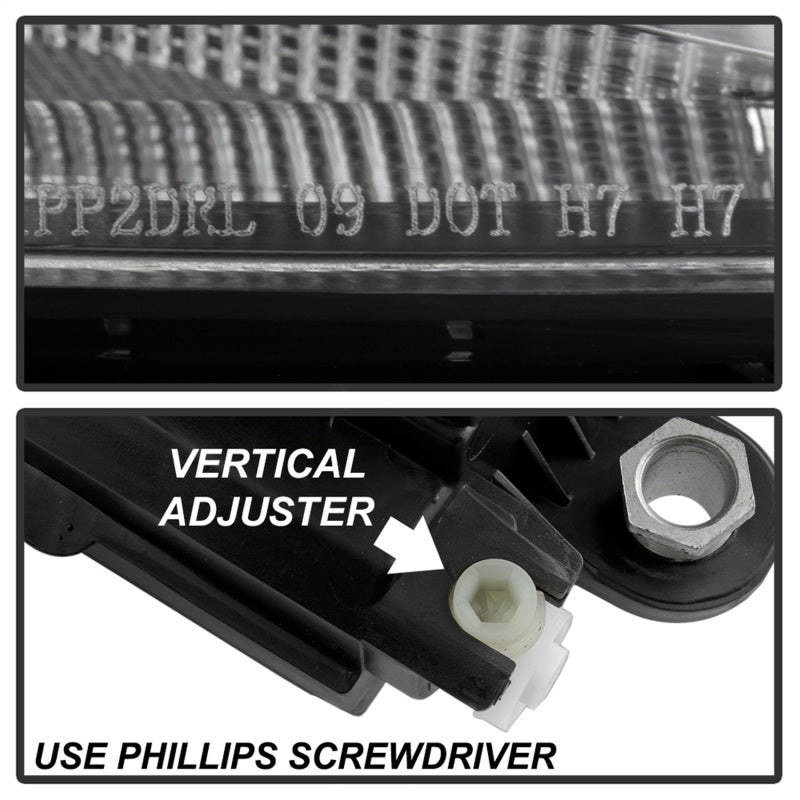 SPYDER 9042348 - SPY9042348 - xTune 11-18 Volkswagen Jetta Sedan OEM Style Halogen Headlights - Chrome (HD-JH-VJ11-AM-C) - Shipped in Europe - Tuningsupply.com