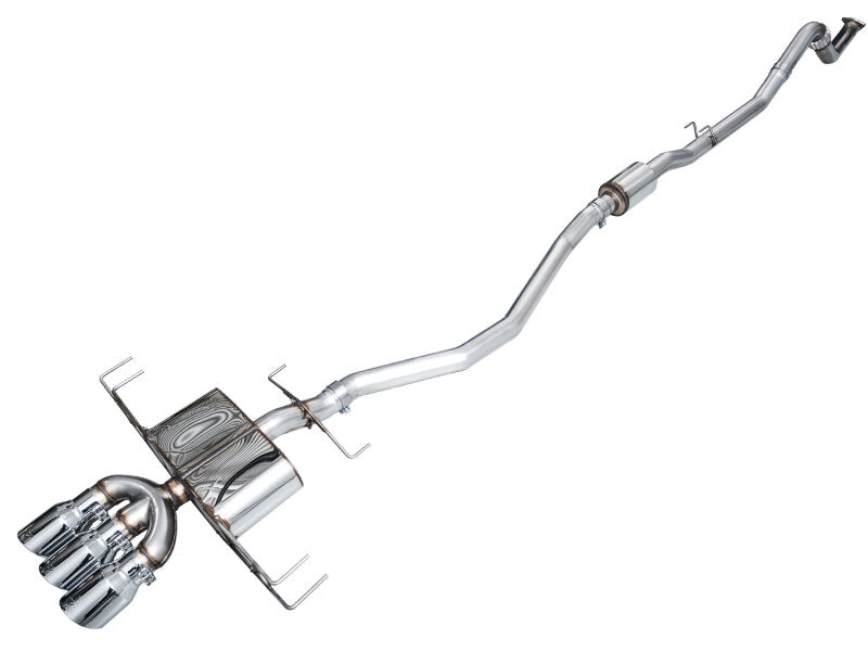 AWE Tuning 3015-52335 - AWE3015-52335 - AWE Tuning 2024 Acura Integra Type S DE5 FWD Touring Edition Exhaust w/ Triple Chrome Silver Tips - Shipped in Europe - Tuningsupply.com