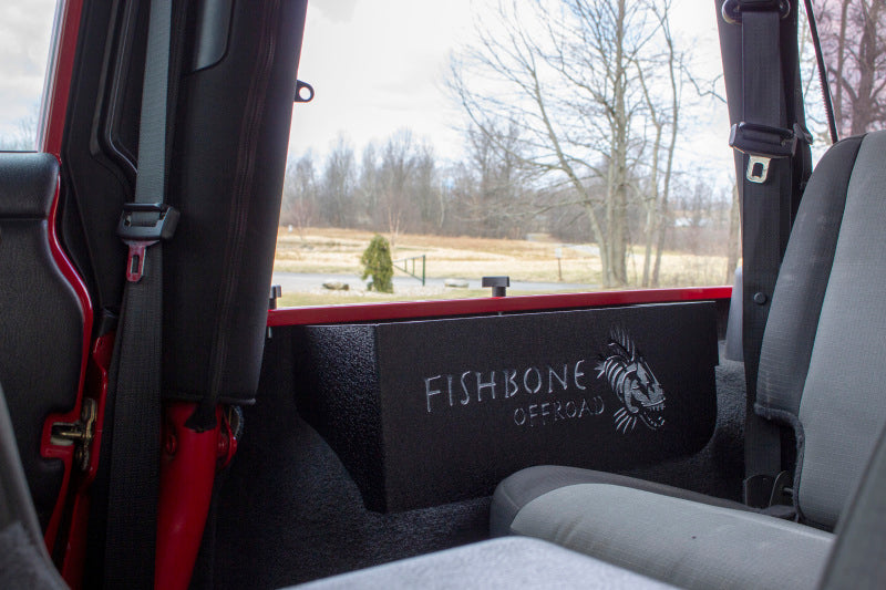 Fishbone Offroad FB25103 - FBOFB25103 - Fishbone Offroad 97-06 Jeep Wrangler TJ Wheel Well Storage Bins - Shipped in Europe - Tuningsupply.com