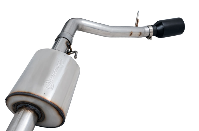 AWE Tuning 3015-23103 - AWE3015-23103 - AWE Tuning 20-21 Jeep Gladiator JT 3.6L Tread Edition Cat-Back Single Side Exhaust - Diamond Blk Ti - Shipped in Europe - Tuningsupply.com