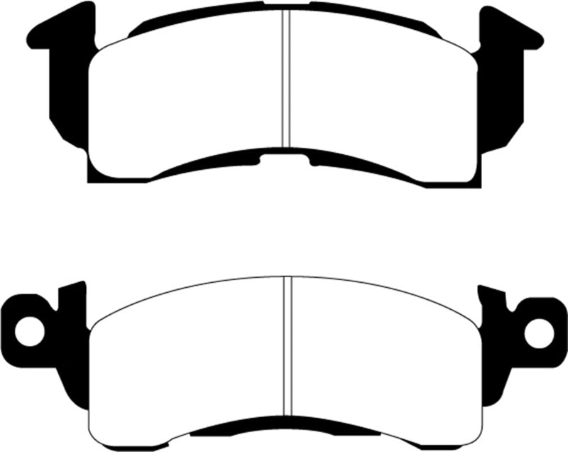 EBC DP61145 - EBCDP61145 - EBC 85-90 Chevrolet Astro Van 2WD Greenstuff Front Brake Pads - Shipped in Europe - Tuningsupply.com