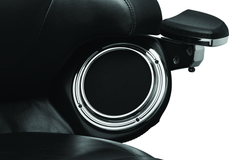 Kuryakyn 7377 - KUR7377 - Kuryakyn Corona Speaker Grills Chrome - Shipped in Europe - Tuningsupply.com