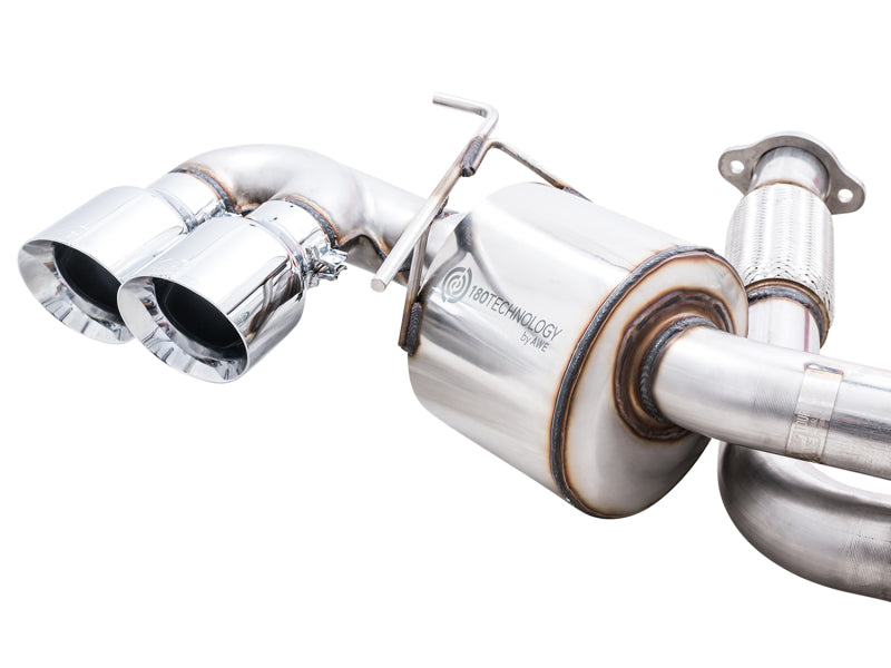 AWE Tuning 3015-42151 - AWE3015-42151 - AWE Tuning 2020 Chevrolet Corvette (C8) Touring Edition Exhaust - Quad Chrome Silver Tips - Shipped in Europe - Tuningsupply.com