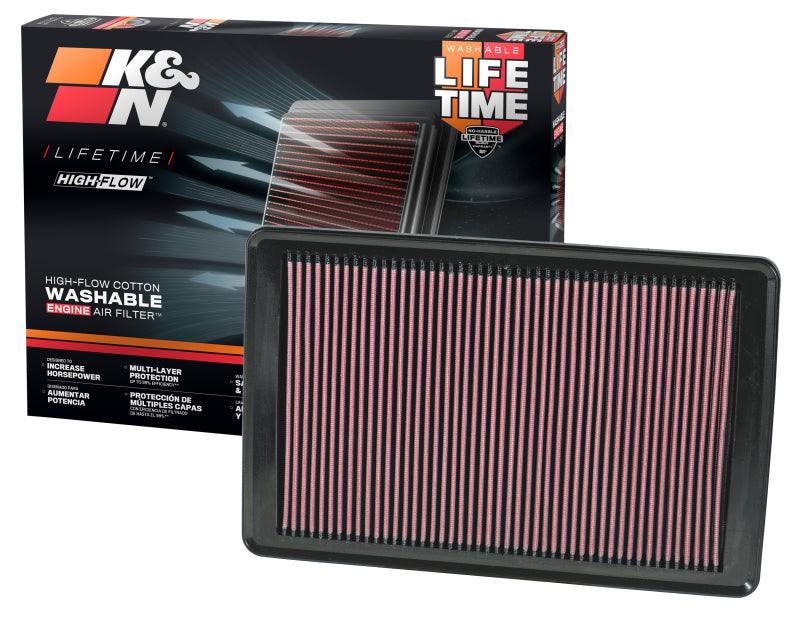 K&N Engineering 33-2369 - KNN33-2369 - K&N Replacement Air Filter SATURN SKY/PONTIAC SOLSTICE 2.0L-L4; 2007 - Shipped in Europe - Tuningsupply.com