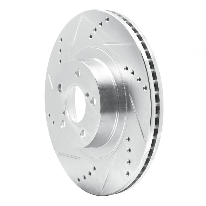 R1 Concepts 631-13034L - RNC631-13034L - R1 04-25 Scion FR-S Front Left Drilled & Slotted Silver Brake Rotor - Shipped in Europe - Tuningsupply.com