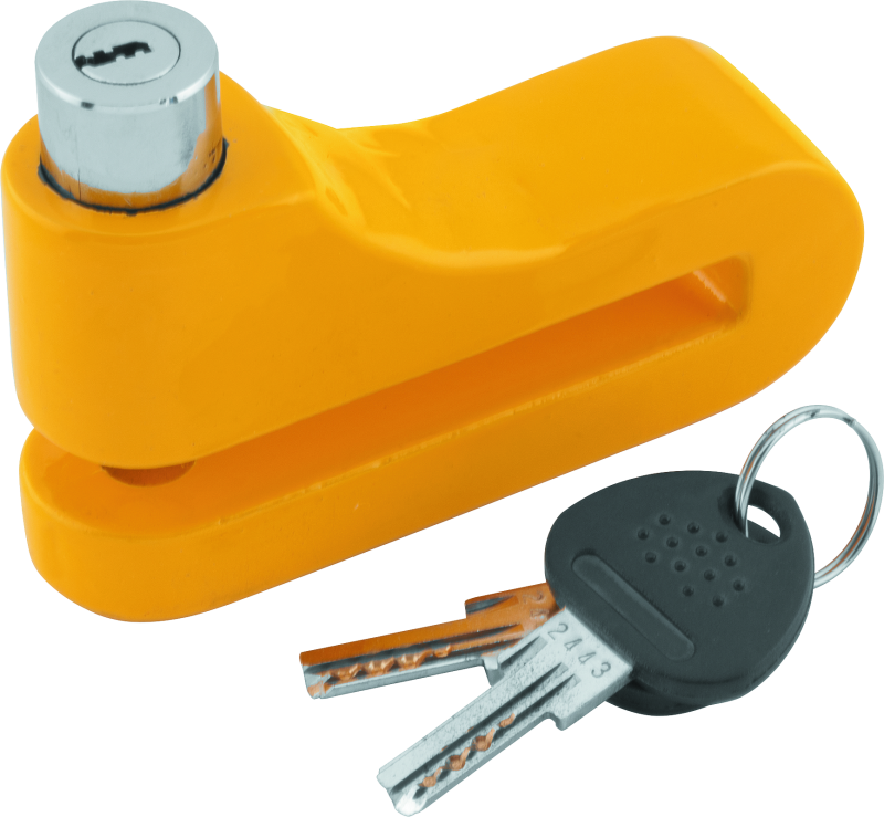 BikeMaster 132250 - BKM132250 - Bully Lock Disc Lock 10mm - Yellow - Shipped in Europe - Tuningsupply.com