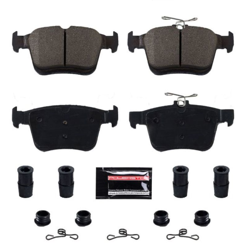 PowerStop Z23-1761 - PSBZ23-1761 - Power Stop 15-19 Audi A3 Rear Z23 Evolution Sport Brake Pads w/Hardware - Shipped in Europe - Tuningsupply.com