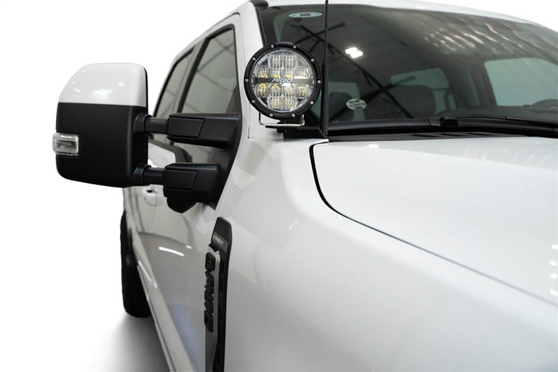 Addictive Desert Designs AC8101801NA - ADDAC8101801NA - ADD 2023+ Ford Super Duty F250/350 Ditch Light Brackets - Shipped in Europe - Tuningsupply.com