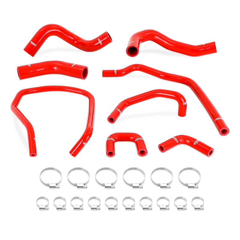 Mishimoto MMHOSE-TTN-04RD - MISMMHOSE-TTN-04RD - Mishimoto 04-10 Infiniti QX56 / 04-14 Titan Silicone Coolant Hose Kit - Red - Shipped in Europe - Tuningsupply.com
